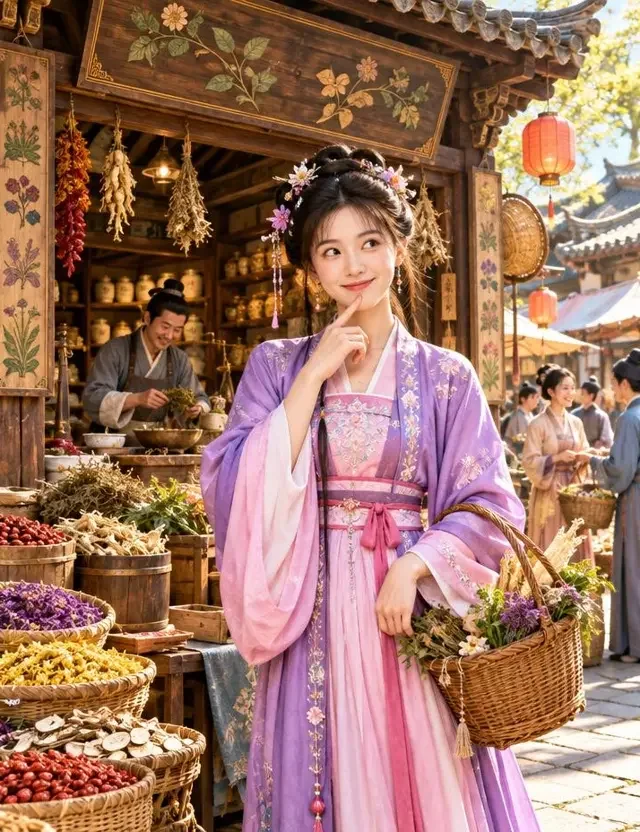 穿越成医女，我在古代开连锁药铺—穿越重生题材短剧封面